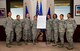 U.S. Air Force Brig. Gen. Paul W. Tibbets IV, the 509th Bomb Wing (BW) commander, far left, and Chief Master Sgt. Melvina Smith, the 509th BW command chief, far right, stand with members of the Women’s History Month committee following the signing of the Women’s History Month proclamation at Whiteman Air Force Base, Mo., March 1, 2017. During the month of March, all citizens have the opportunity to recognize and commemorate the heritage and contributions that women have bestowed upon history through various events on the installation. (U.S. Force photo by Airman 1st Class Jazmin Smith)