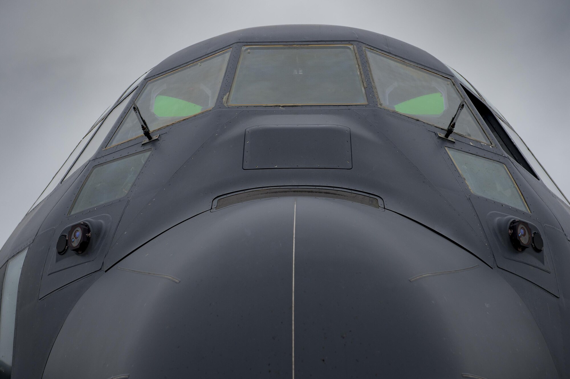 An HC-130J Combat King II from the 71st Rescue Squadron rests on the flight line, March 1, 2017, at Moody Air Force Base, Ga. This was the first time the 38th Rescue Squadron dropped a MRZR and a significant feat as it landed on target, with no damage or discrepancies. (U.S. Air Force photo by Tech. Sgt. Zachary Wolf)
