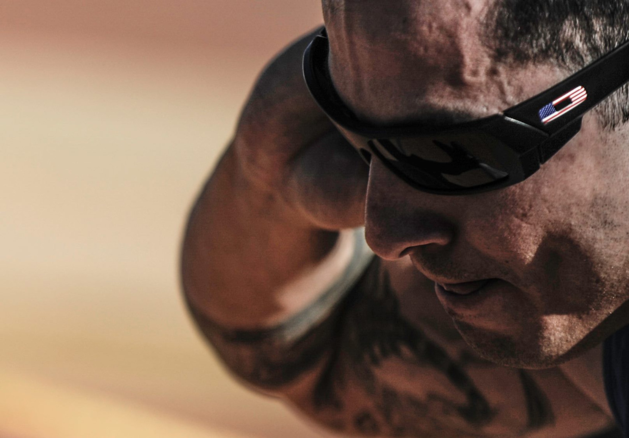 An Air Force Wounded Warrior Trials competitor prepares to throw a shotput during the field competition of the AFW2 at Nellis Air Force Base, Nev., Feb. 28, 2017. Over 100 wounded, ill or injured Service members are competing for a place on the 2017 Air Force Wounded Warrior Team. (U.S. Air Force photo by Airman 1st Class Kevin Tanenbaum/Released)