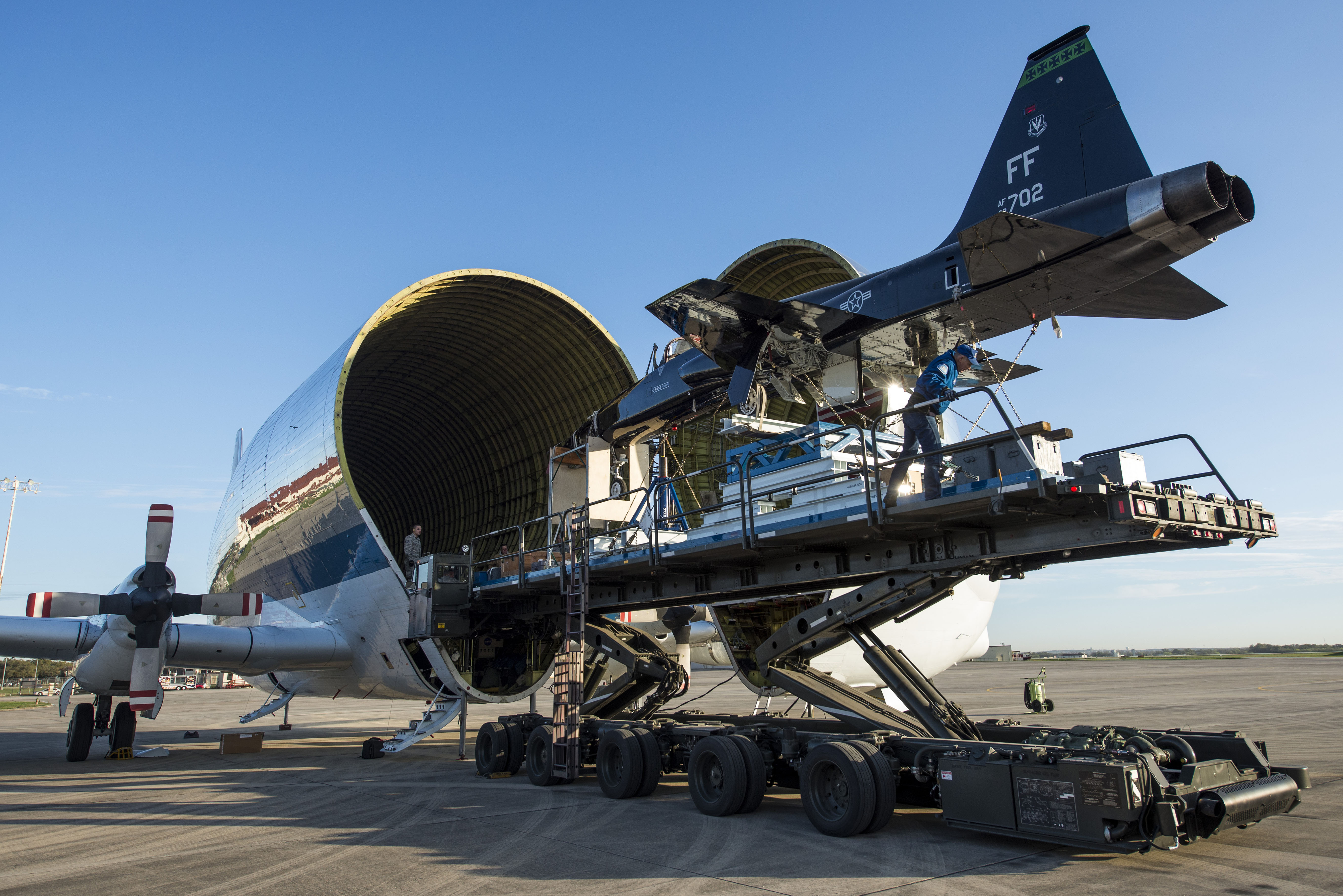 Super Guppy Arrives At Jbsa Randolph