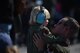An Airman with the 432nd Wing/432nd Air Expeditionary Wing embraces his child during ‘Family Day’ March 1, 2017, at Creech Air Force Base, Nev. Airmen and their families participated in the ‘Family Day’ to educate, inspire and spend time with loved ones. (U.S. Air Force photo/Airman 1st Class James Thompson)