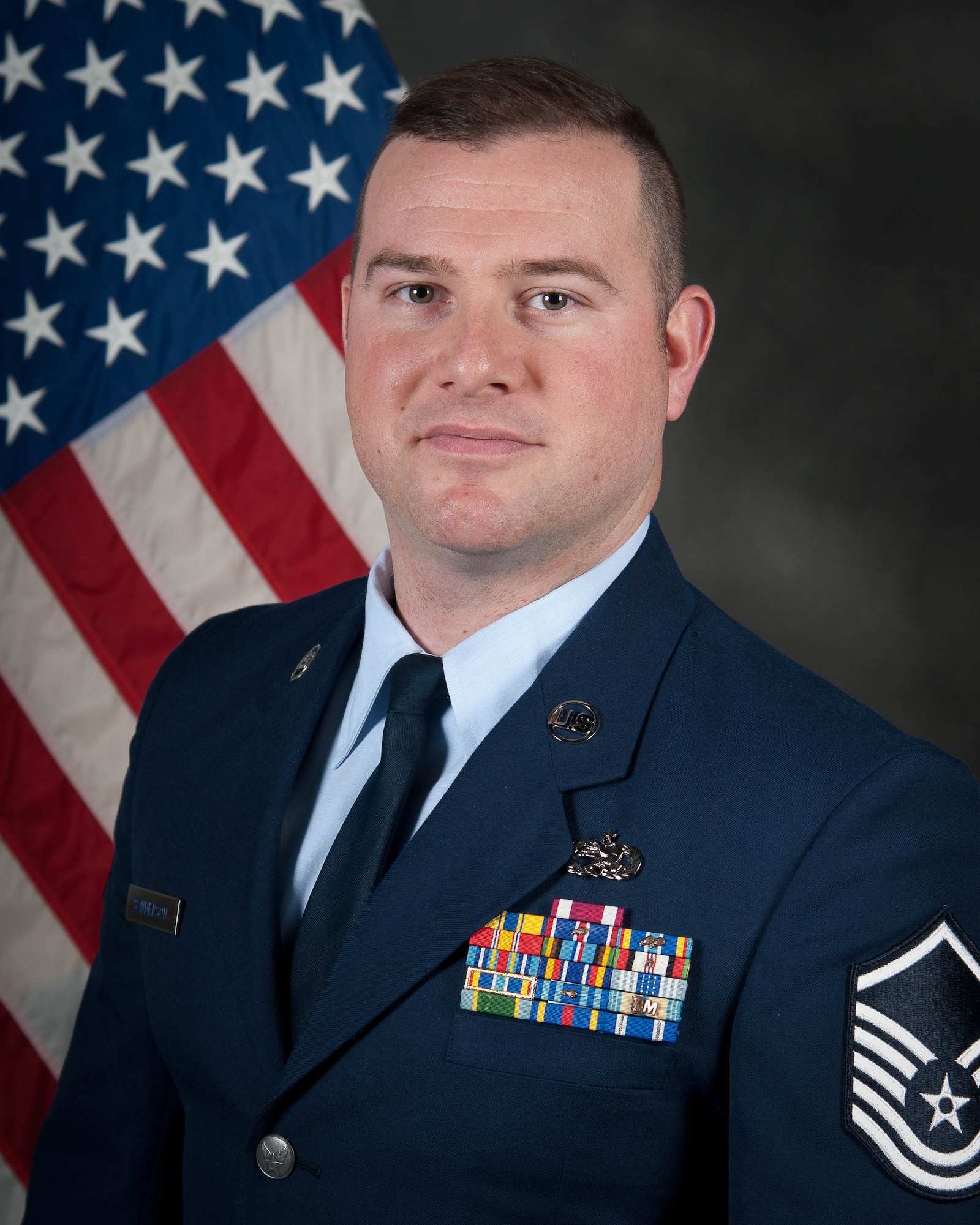 Master Sgt. Jason Sanderson of the 123rd Contingency Response Group has been selected as the Kentucky Air National Guard's 2016 Senior Non-Commissioned Officer of the Year.(U.S. Air National Guard photo by Master Sgt. Phil Speck)