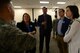 Team Shaw honorary commanders converse before an induction ceremony at the Carolina Skies Club and Conference Center at Shaw Air Force Base, S.C., March 3, 2017. The honorary commander program is designed to strengthen bonds between Shaw and the local community by partnering civic leaders with squadron, group and wing commanders. (U.S. Air Force photo by Airman 1st Class Kelsey Tucker)