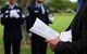 Daniel Bender, leader at the Lay Aloha Jewish Chapel, reads the Kelma’male Rachamim a prayer during a memorial service for Staff. Sgt. Jack Weiner, U.S. Army Air Forces, at the National Memorial Cemetery of the Pacific, Feb. 28, 2017. Weiner died in 1945 during an air raid in Japan and was originally interred with a tombstone featuring a Christian Cross instead of the requested Star of David. (U.S. Air Force photo by Tech. Sgt. Heather Redman)