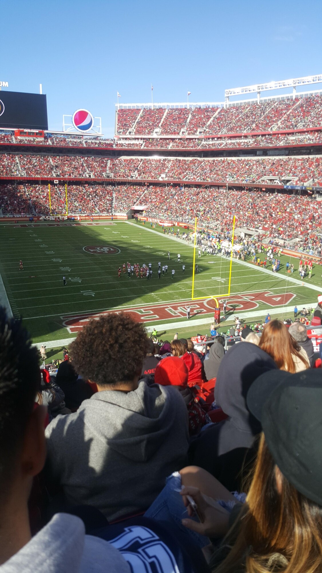 Courtesy photo by Airman Breanna Crisp of the 152nd Maintenance Squadron -- taken while at San Francisco 49ers game on Jan. 1, 2017.