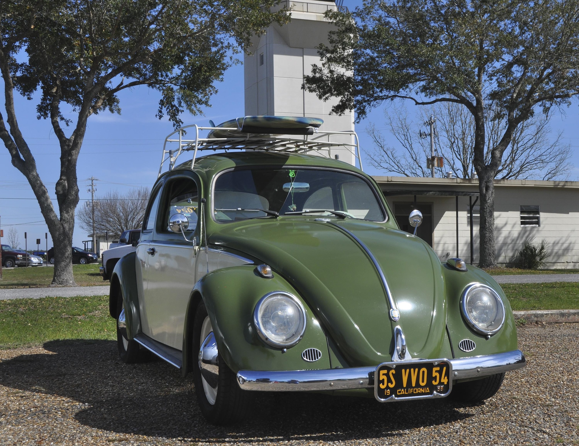 A 1959 Volkswagen was just one of the vehicles on display at the car show portion of the 919th Special Operations Wing’s annual Wing Day March 4 at Duke Field, Fla.  The wing sets aside a special day each year to show appreciation for its reservists and their family members. Events included music, food, children’s games, etc. (U.S. Air Force photo/Dan Neely)