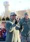 72nd Air Base Wing Commander Col. Stephanie Wilson gave opening remarks and words of encouragement before the start of Tinker’s 75th Anniversary Half Marathon and 5K. This event was one of several events planned to celebrate the monumental year. (Air Force photo by Kelly White)