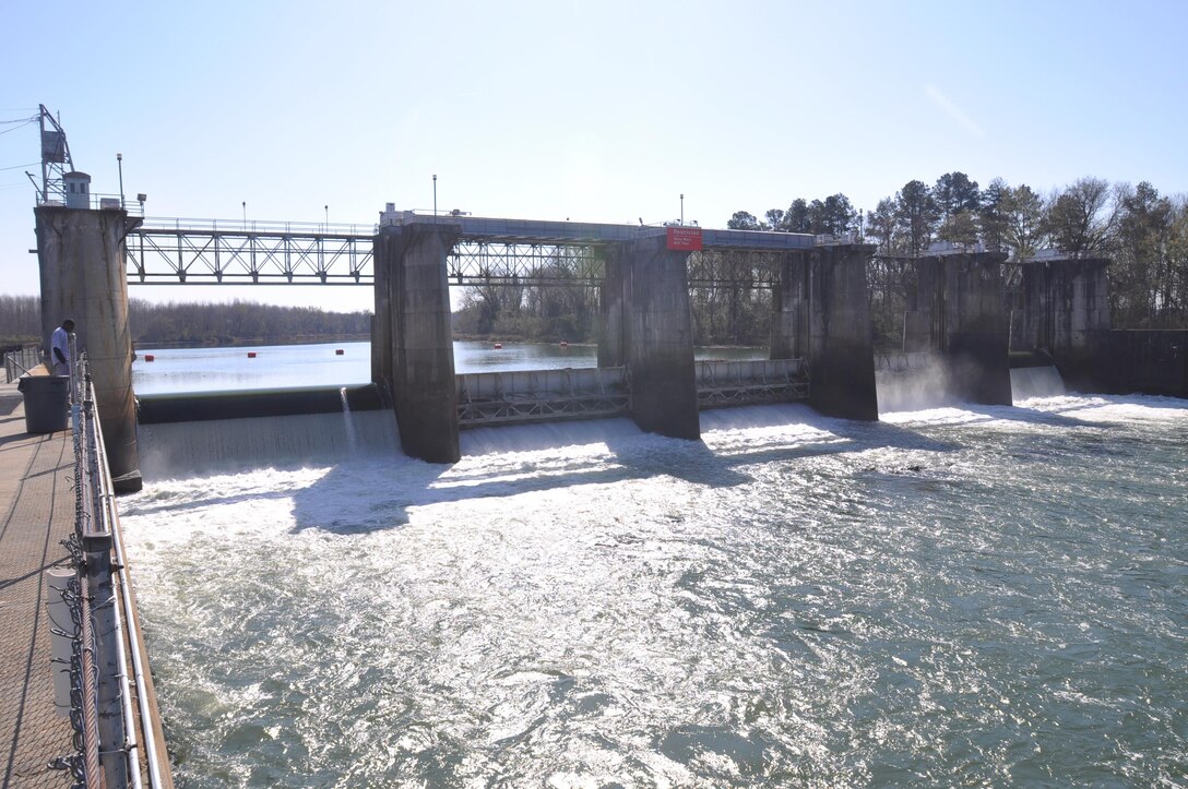 New Savannah Bluff Lock and Dam pictured.