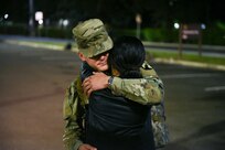 Soldiers, family, and friends gathered to bid farewell to approximately 125 U.S. Army Reserve Soldiers from 301ST Military Police Company (MP Co.) on March 2, at the Fort Buchanan Community Club, less than one week after their Yellow Ribbon event.