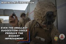 CMC Innovation Challenge, hosted by Training and Education Command, promotional poster. Challenge ends March 31. To submit ideas visit www.marines.mil/innovation or you can visit to review and vote on others' submissions.