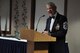 Retired Chief Master Sgt. of the Air Force (CMSAF) Robert D. Gaylor gives remarks as the guest speaker at the 910th Airlift Wing's annual awards banquet here, March 4, 2017. Gaylor was the fifth CMSAF from 1977 to 1979. As the guest speaker, Gaylor spoke of three main qualities that make a winner: opportunity, aptitude and attitude. The event recognized Airmen of outstanding service. (U.S. Air Force photo/Senior Airman Joshua Kincaid)