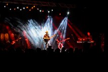 The Lt. Dan Band performs for Team Barksdale at Barksdale Air Force Base, La. March 3, 2017. The concert was open to Air Force members and their families. (U.S. Air Force photo/Airman 1st Class Stuart Bright)