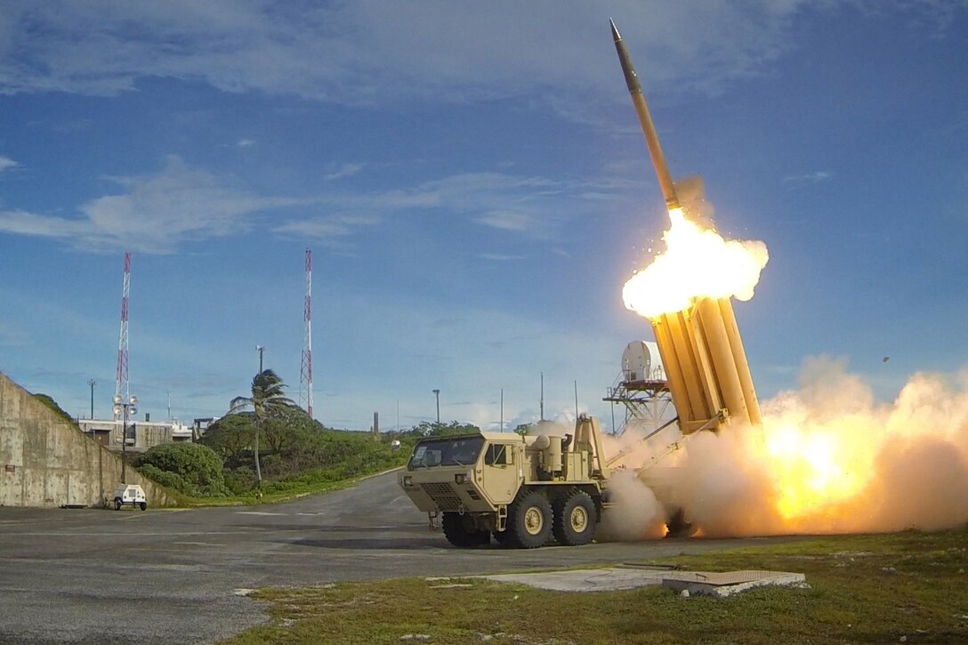 U.S. Pacific Command has deployed the first elements of the Terminal High Altitude Area Defense system, known as THAAD, to South Korea, implementing the U.S.-South Korean alliance’s July 2016 decision to bring the defensive capability to the Korean Peninsula. DoD photo