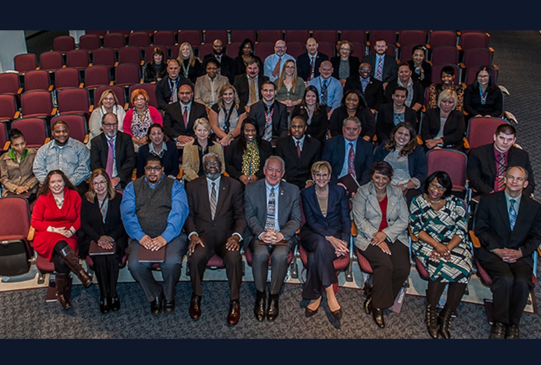DLA Land and Maritime mentees and mentors at the Level I Graduation Ceremony on Mar. 1 at Defense Supply Center Columbus. 