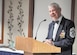 Retired Chief Master Sgt. of the Air Force (CMSAF) Robert D. Gaylor gives remarks as the guest speaker at the 910th Airlift Wing's annual awards banquet here, March 4, 2017. Gaylor was the fifth CMSAF from 1977 to 1979. As the guest speaker, Gaylor spoke of three main qualities that make a winner: opportunity, aptitude and attitude. The event recognized Airmen of outstanding service. (U.S. Air Force photo/Senior Airman Joshua Kincaid)