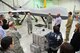 Lt. Col. Michael Thompson, 727th Special Operations Aircraft Maintenance Squadron commander, center, leads an MQ-9 discussion with members of the Civilian Leadership Development Program during their visit Feb. 28, 2017, to Cannon Air Force Base, N.M. The group is comprised of competitively-selected GS-11 to GS-13 civilians from AFSOC Headquarters and got an up-close look at an MQ-9 Reaper during their visit.