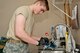 U.S. Air Force Reserve Senior Airman Casey Godwin, an aircrew flight equipment (AFE) technician assigned to the 913th Operations Support Squadron, cleans a Scott 358 Quick Don Oxygen Mask at Little Rock Air Force Base, Ark., March 4, 2017. AFE technicians are responsible for packing emergency items like parachutes and survival kits and maintaining regularly used items like flight helmets and oxygen masks. They ensure all flight and safety equipment is in perfect working order and that aircrews have the supplies necessary for any situation. (U.S. Air Force photo by Master Sgt. Jeff Walston/Released)