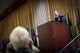 Col. Ty Neuman, 2nd Bomb Wing commander, speaks to guests during the 38th Annual Veterans’ Luncheon at Barksdale Air Force Base, La., and March, 3, 2017. Neuman spoke to over 200 Army, Navy, Marine, Air Force and Coast Guard veterans from World War II, Korea and Vietnam wars. During his speech, Neuman recognized the veterans for service, sacrifice and duty to country. (U.S. Air Force photo/Senior Airman Mozer O. Da Cunha)