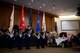 Air Force Junior Reserve Officer Training Corps cadets from Benton High School present the colors during the 38th Annual Veterans’ Luncheon at Barksdale Air Force Base, La., March, 3, 2017. The cadets opened the ceremony with the presentation of colors bringing in each service’s flags one at the time while the Shreveport Metropolitan Concert Band played the services’ songs. (U.S. Air Force photo/Senior Airman Mozer O. Da Cunha)
