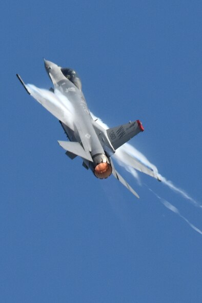 Geelong, AUSTRALIA – A U.S. Air Force F-16 Fighting Falcon, part of the Pacific Air Forces Demonstration Team from Misawa Air Base, Japan, performs a high-speed pass by the crowd during the Australian International Airshow and Aerospace & Defence Exposition (AVALON) March 4. AVALON 2017 is the largest, most comprehensive event of its kind in the Southern Hemisphere, attracting aviation and aerospace professionals, key defense personnel, aviation enthusiasts and the general public. The U.S. participates in AVALON 2017 and other similar events to demonstrate the U.S. commitment to regional security and stability. (U.S. Air Force photo/Master Sgt. John Gordinier)