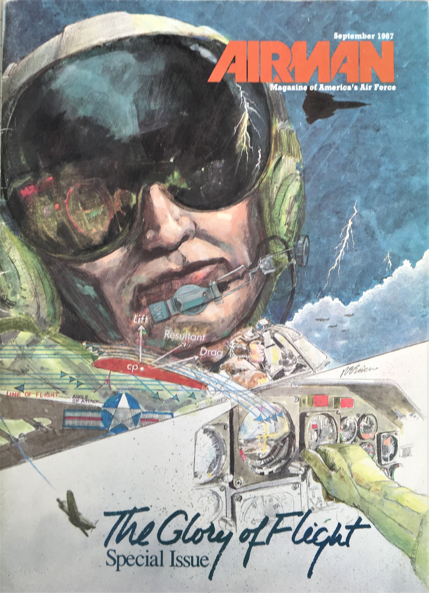 Sept. 1987 issue of Airmen's Magazine. (Courtesy photo)