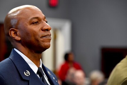 Chief Master Sgt. of the Air Force Kaleth Wright prepares to testify before the House Appropriations Subcommittee on Military Construction and Veterans Affairs in Washington, D.C., March 8, 2017.  The CMSAF was joined by his service counterparts for the hearing.  (U.S. Air Force photo/Scott M. Ash)