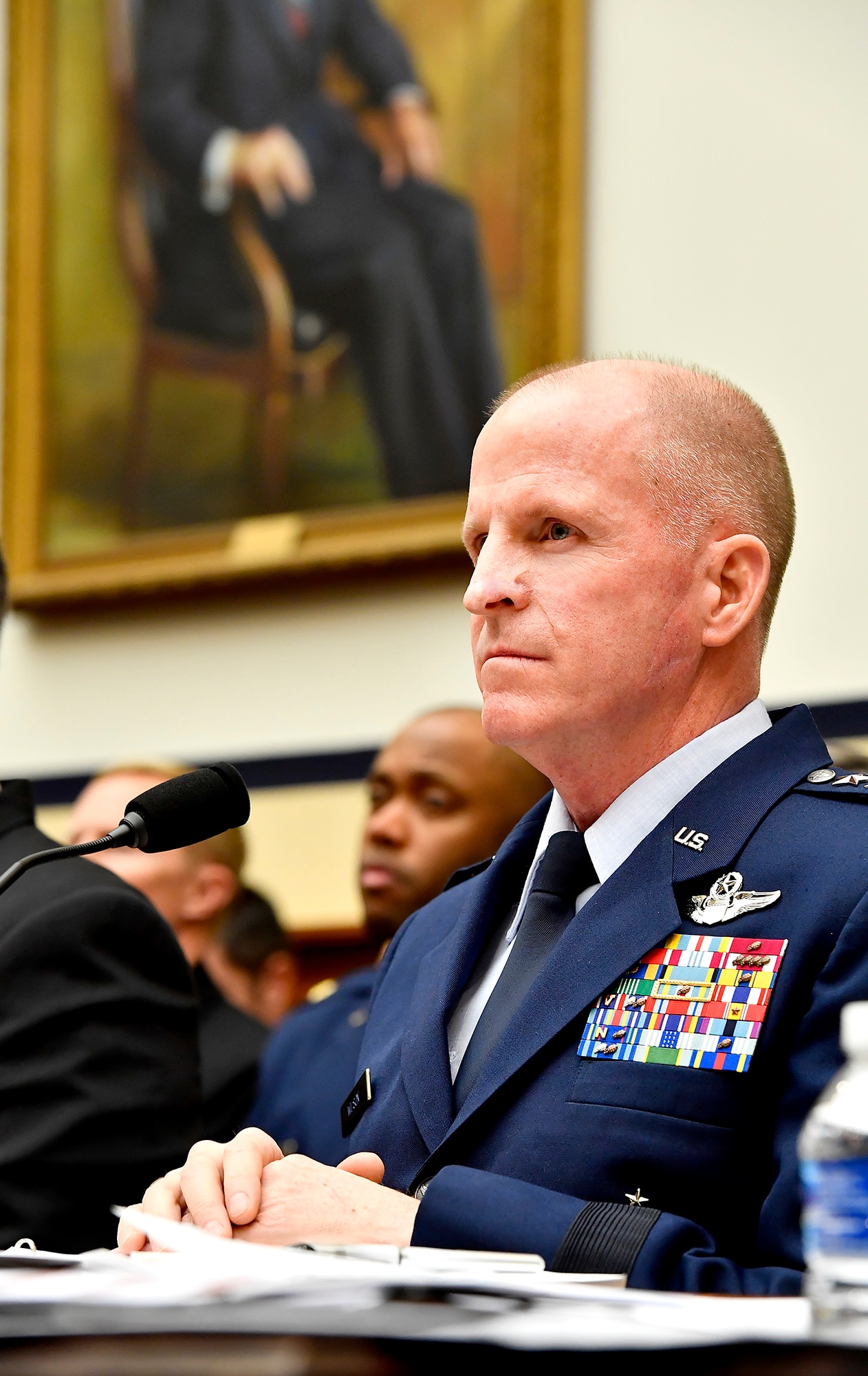 Air Force Vice Chief of Staff Gen. Stephen Wilson testifies before the House Armed Services Committee about nuclear deterrence in Washington, D.C., March 8, 2017.  (U.S. Air Force photo/Scott M. Ash)


