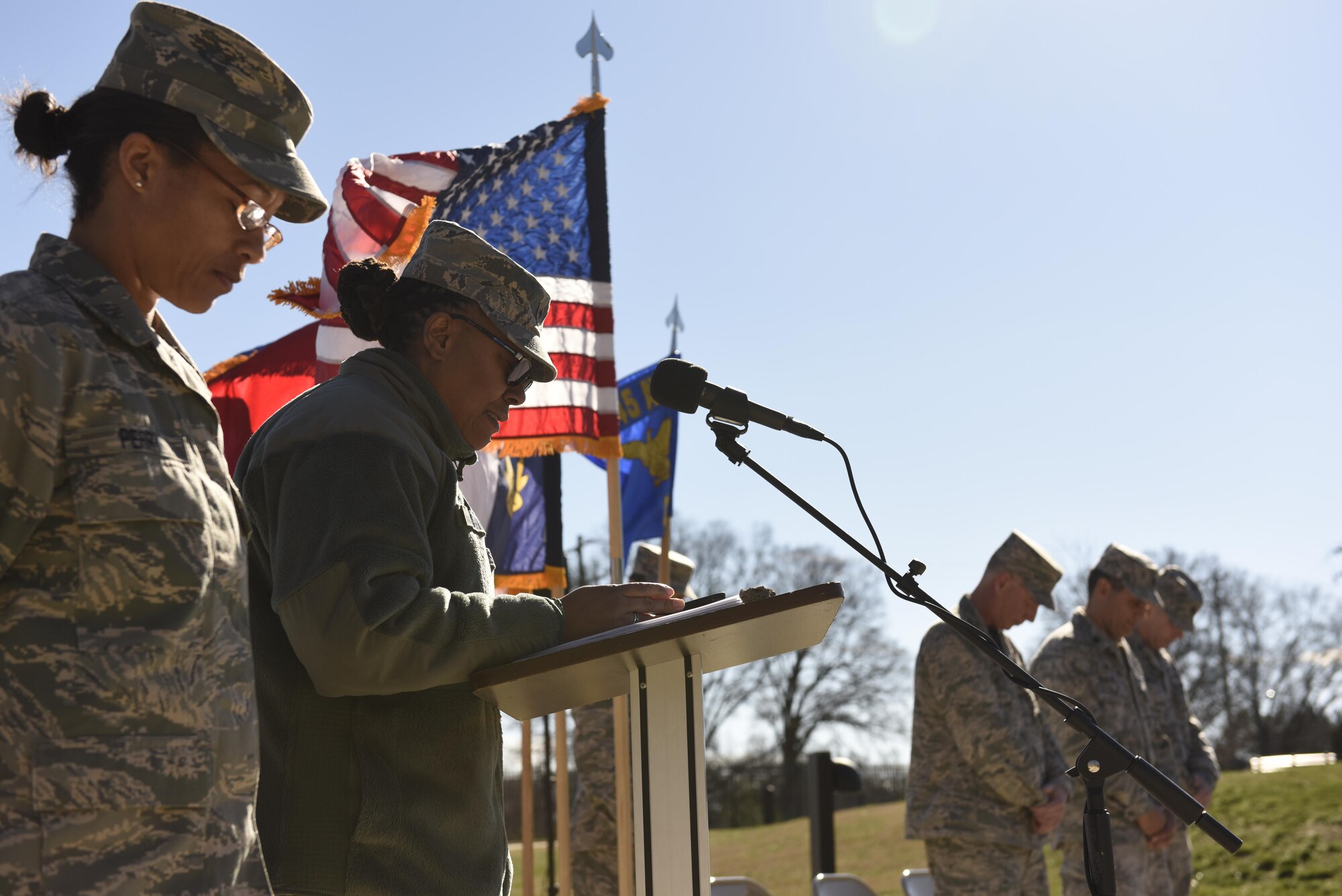 Ch. Floretta Watkins, Deputy Wing Chaplain of the 145th AW/HC Air National Guard. I have served in this position since about 2014 ( When Ch. Kidd became the Wing Chaplain, I became the Deputy) I am very close to retirement. I have been in the ANG for 19 years 9 months (but who’s counting).