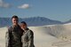 Senior Airman Alex Greenawalt, a 49th Civil Engineer Squadron explosive ordnance disposal technician and Airman 1st Class Alana Greenawalt, a 635th Materiel Maintenance Group power production technician, pose for a photo at White Sands National Monument, N.M. on Dec. 23, 2016. (U.S. Air Force photo by Tech. Sgt. Amanda Junk)
