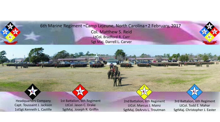 REGIMENTAL PHOTO. 6TH MARINES