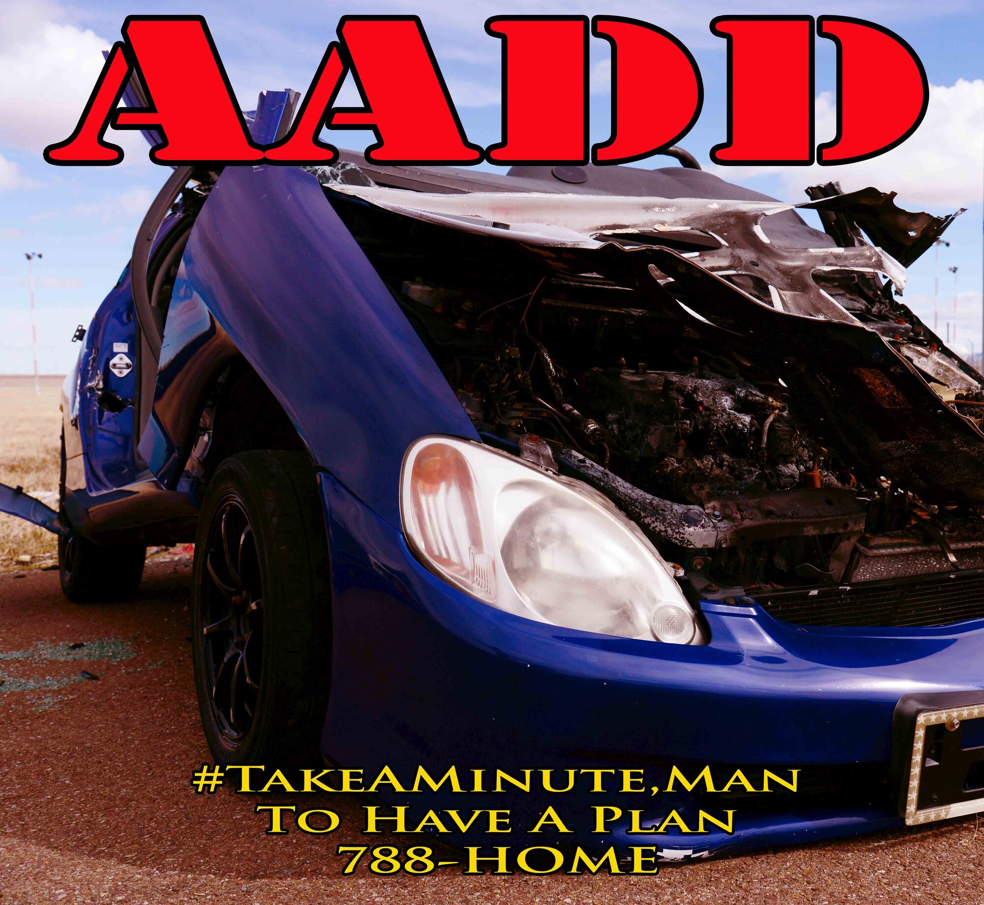 The Malmstrom Air Force Base Airman Against Drunk Driving program is supported by Airmen volunteer efforts and is critical in contributing to airmen morale and readiness at the 341st Missile Wing. AADD will provide a ride home to Airmen in need who call 788-HOME. (U.S. Air Force graphic/Airman 1st Class Magen M. Reeves)