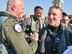 U.S. Air Force Gen. Herbert “Hawk” Carlisle, commander of Air Combat Command, is greeted by Airmen, his friends and family after taking his final flight at Joint Base Langley-Eustis, Va., March 9, 2017. Carlisle is a command pilot with more than 3,600 flying hours in combat and mobility aircraft. (U.S. Air Force photo/Staff Sgt. Natasha Stannard)