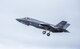 A 33rd Fighter Wing F-35A Lightning II takes off Feb. 27, 2017, to conduct sorties at Eglin Air Force Base, Fla. The F-35’s helmet mounted display system is the most advanced system of its kind. All the intelligence and targeting information an F-35 pilot needs to complete the mission is displayed on the helmet’s visor. This provides the pilot with unsurpassed situational awareness, positive target identification and precision strike in all weather conditions. (U.S. Air Force photo/Kristin Stewart)
