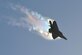 A U.S. Air Force F-22 Raptor banks left causing vapor contrails during an aerial demonstration at the Australian International Airshow and Aerospace and Defense Exposition (AVALON) March 3, 2017, in Geelong, Australia. The F-22 is assigned to the 90th Fighter Squadron at Joint Base Elmendorf-Richardson, Alaska, and is part of the F-22 Demonstration Team from Joint Base Langley Eustis, Va. AVALON 2017 was an ideal forum to showcase U.S. defense aircraft and equipment. (U.S. Air Force photo/Master Sgt. John Gordinier)