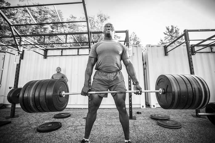 U.S. Marines attend the first Force Fitness Instructor Course aboard Marine Corps Base Quantico, VA., Oct. 24, 2016. The course is designed to produce Fitness Instructors to return to the fleet and maintain health and wellness while improving human performance. (U.S. Marine Corps photo by Sgt. Melissa Marnell)