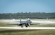 A U.S. Air Force B-1B Lancer assigned to the 9th Expeditionary Bomb Squadron, deployed from Dyess Air Force Base (AFB), Texas, takes off March 10, 2017, at Andersen AFB, Guam. The B-1B's are deployed to Andersen as part of U.S. Pacific Command's (USPACOM) Continuous Bomber Presence operations. This forward deployed presence demonstrates continuing U.S. commitment to stability and security in the Indo-Asia-Pacific region. Most importantly, these bomber rotations provide Pacific Air Forces and USPACOM commanders an extended deterrence capability. (U.S. Air Force photo by Senior Airman Joshua Smoot)