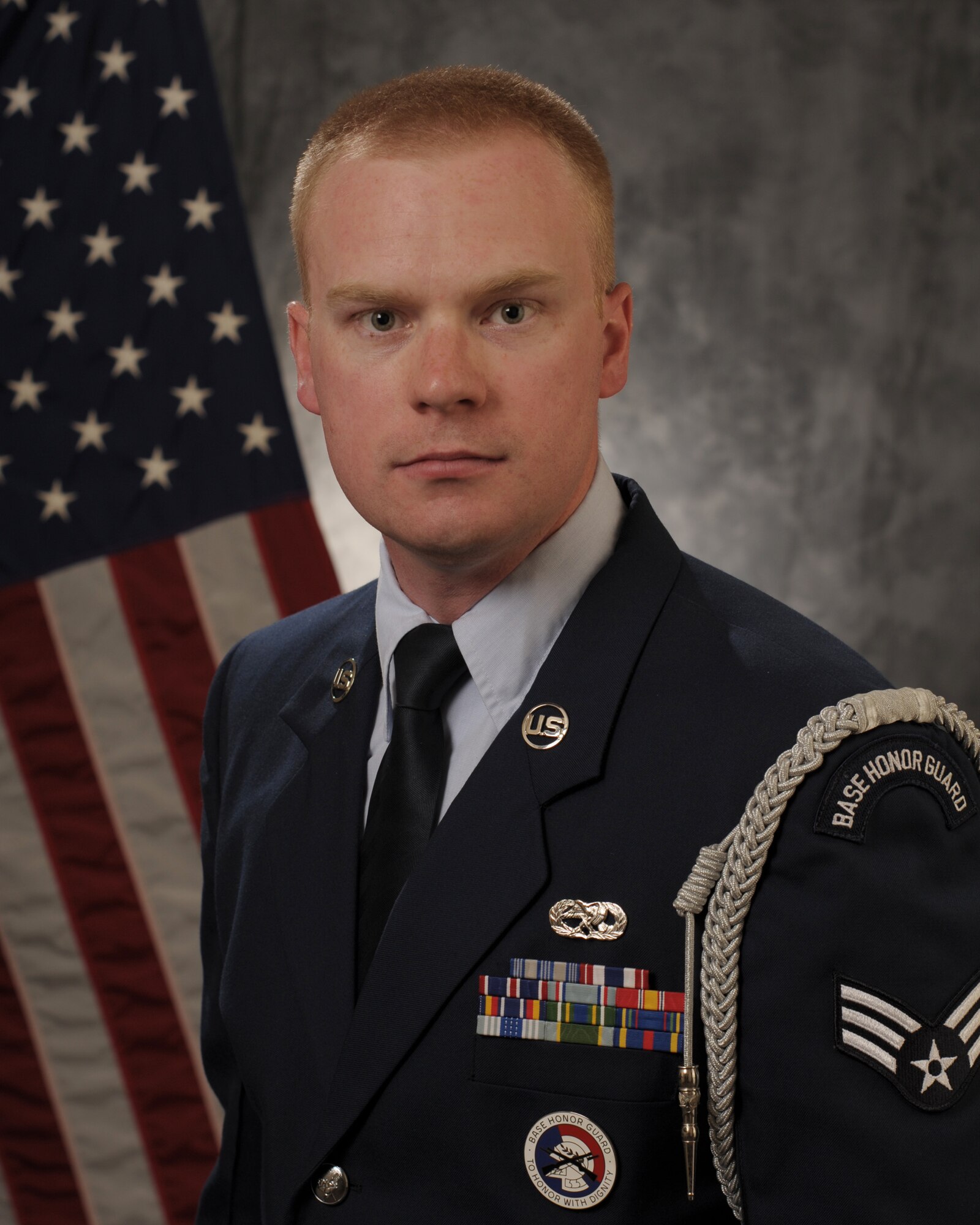 Senior Airman William Evans III, 35th Maintenance Squadron, has been named 5th Air Force's 2016 Base Honor Guard Member of the Year.