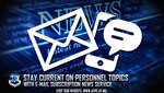 In an effort to better communicate with members of the Total Force regarding personnel-related news and updates, the Air Force Personnel Center Public Affairs office re-introduced its mailing list sign-up option March 8, 2017. Registration is quick and gives users total control of the content they receive. (U.S. Air Force graphic by Staff Sgt. Alexx Pons)