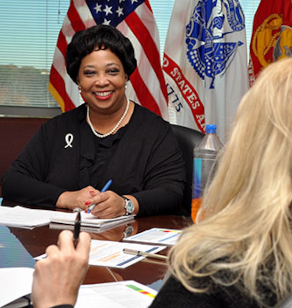 Strategic Policy and Programs Director Regina Gray, the first GS-15 African-American female to serve in a DLA Energy senior leadership position, started her federal career in the 1980s as a GS-9 chemist. Photo by Ron Inman Strategic Policy and Programs Director Regina Gray, the first GS-15 African-American female to serve in a DLA Energy senior leadership position, started her federal career in the 1980s as a GS-9 chemist. 