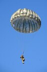 Members of the Leadership Cobb program observed Paratroopers from Company H 121st IN performing jump training maneuvers from a C-130 Hercules aircraft assigned to the 94th Airlift Wing, during a tour of Dobbins Air Reserve Base, Ga. March 8, 2017. (U.S. Air Force photo/Don Peek)