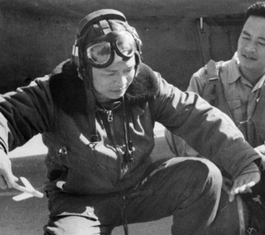 North Vietnamese MiG-17 pilots typically wore soft leather flight helmets much like those used by North Korean MiG-15 pilots during the Korean War. (U.S. Air Force photo)
