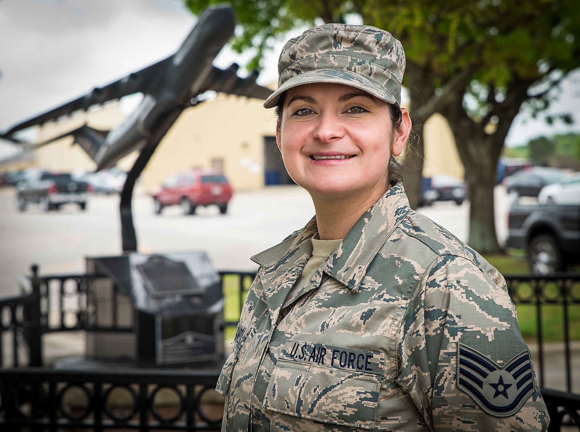 Staff Sgt. Madeline De La Garza, 433rd Airlift Wing command post controller, was named the Air Force Reserve Command's 2016 Command Post Non-Commissioned Officer of the Year March 9, 2017. De La Garza competed against all staff and technical sergeants in the Air Force Reserve Command.  (U.S. Air Force photo by Benjamin Faske)