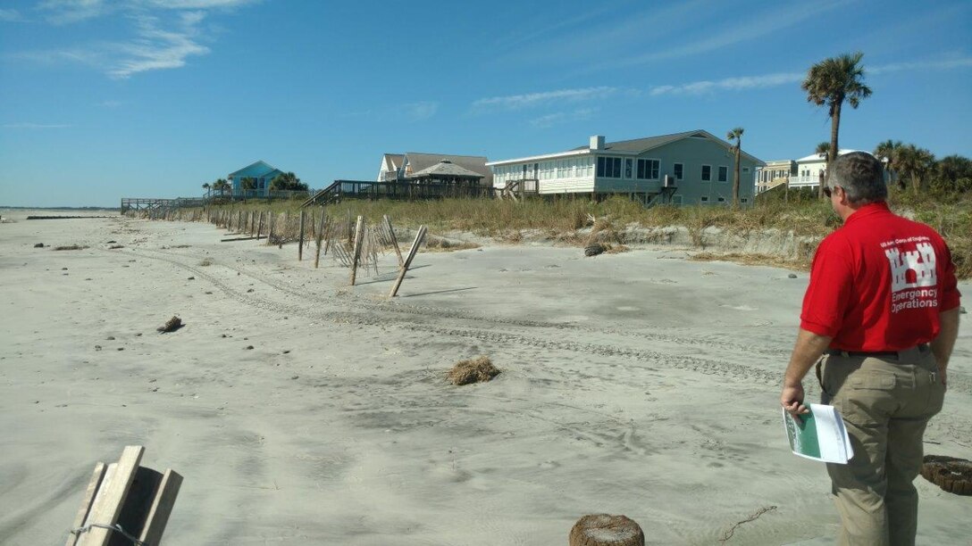 The Charleston District conducted many post-hurricane assessments after Hurricane Matthew.