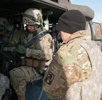 Army Soldiers assigned to the 101st Airborne Division (Air Assault), prepare to load an Army Reserve UH-60 Black Hawk Helicopter from 8th Battalion, 229th Aviation Regiment, based out of Fort Knox, Ky., at Lakehurst Maxfield Field during a multi-component airfield seizure training exercise between the Army Reserve and the 101st Airborne Division on March 13, 2017 to kick off Warrior Exercise 78-17-01. Several Army Reserve organizations including the Army Reserve Aviation Command, 84th Training Command, 78th Training Division, and members of the 200th Military Police Command helped Easy Company, 2nd Battalion, 506th Parachute Infantry Regiment, 101st Airborne Division conduct the mission. Roughly 60 units from the U.S. Army Reserve, U.S. Army, U.S. Air Force, and Canadian Armed Forces are participating in the 84th Training Command’s joint training exercise, WAREX 78-17-01, at Joint Base McGuire-Dix-Lakehurst from March 8 until April 1, 2017; the WAREX is a large-scale collective training event designed to assess units’ combat capabilities as America’s Army Reserve continues to build the most capable, combat-ready, and lethal Federal Reserve force in the history of the Nation.