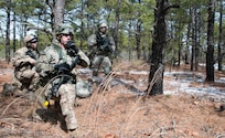 Army Soldiers assigned to the 101st Airborne Division (Air Assault), engage enemy forces at Lakehurst Maxfield Field during a multi-component airfield seizure training exercise with the Army Reserve and the 101st Airborne Division on March 13, 2017 to kick off Warrior Exercise 78-17-01. Several Army Reserve organizations including the Army Reserve Aviation Command, 84th Training Command, 78th Training Division, and members of the 200th Military Police Command helped Easy Company, 2nd Battalion, 506th Parachute Infantry Regiment, 101st Airborne Division conduct the mission. Roughly 60 units from the U.S. Army Reserve, U.S. Army, U.S. Air Force, and Canadian Armed Forces are participating in the 84th Training Command’s joint training exercise, WAREX 78-17-01, at Joint Base McGuire-Dix-Lakehurst from March 8 until April 1, 2017; the WAREX is a large-scale collective training event designed to assess units’ combat capabilities as America’s Army Reserve continues to build the most capable, combat-ready, and lethal Federal Reserve force in the history of the Nation.