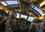 A B-52H Stratofortress banks to the right, in airspace above North Dakota, Jan. 31, 2017.  During the mission, the crew ran simulated close air support scenarios, helping them better communicate and work together as a team. (U.S. Air Force photo/Senior Airman J.T. Armstrong)