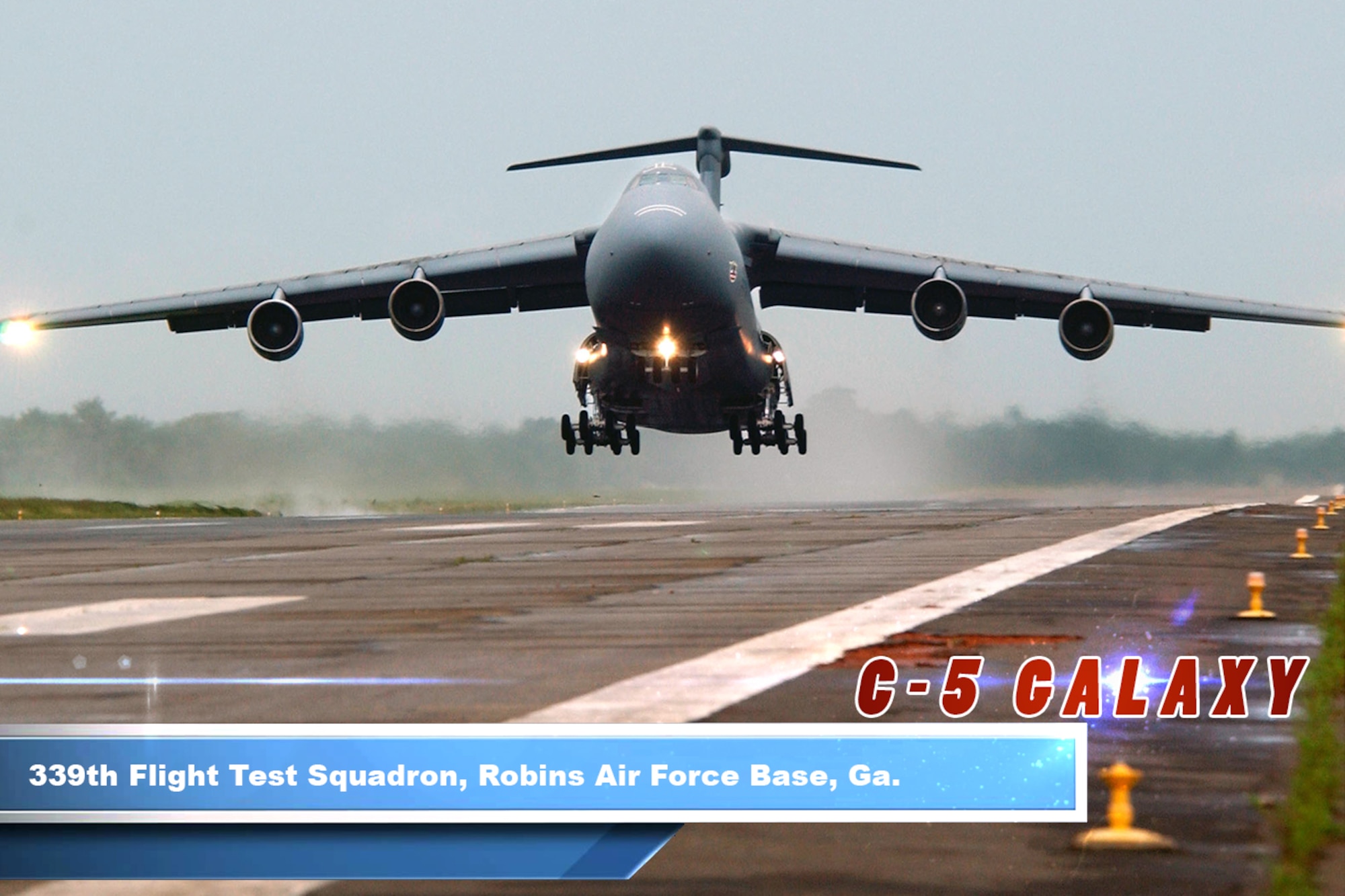 The C-5 Galaxy is one of the largest aircraft in the world and the largest airlifter in the Air Force inventory. The aircraft can carry a fully equipped combat-ready military unit to any point in the world on short notice and then provide the supplies required to help sustain the fighting force.