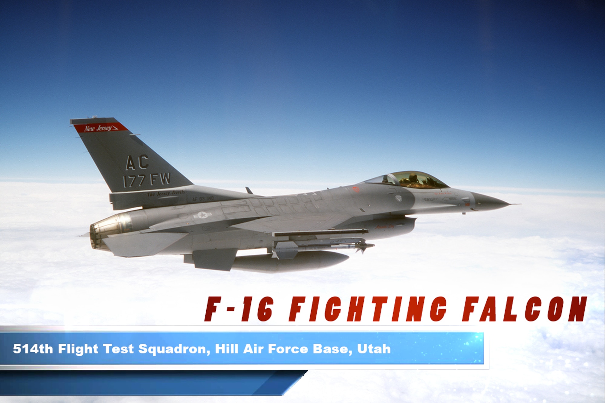 The F-16 Fighting Falcon is a compact, multi-role fighter aircraft. It is highly maneuverable and has proven itself in air-to-air combat and air-to-surface attack. It provides a relatively low-cost, high-performance weapon system for the United States and allied nations.