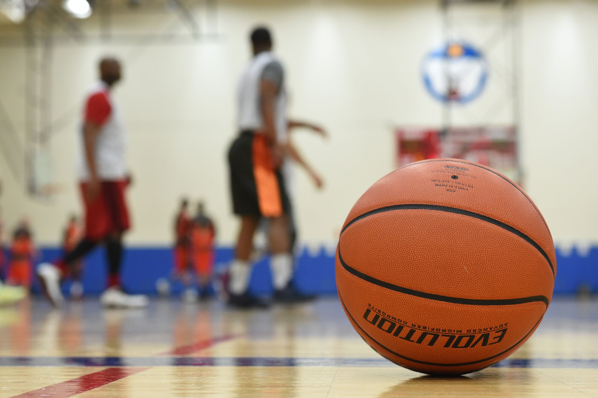 Soldiers compete in the intramural basketball championship at the Joint Base Elmendorf-Richardson Buckner Physical Fitness Center, Alaska, March 11, 2017. Soldiers from Alpha Company, 6th Brigade Engineer Battalion, 4th Infantry Brigade Combat Team (Airborne), 25th Infantry Division, took first place against Soldiers from the 2nd Battalion, 377th Parachute Field Artillery Regiment, 4/25th IBCT (A). 
