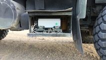 The Joint Operational Energy Command and Control program, initiated in 2014, is focusing on customizing commercial fuel monitoring systems to automate fuel tracking for fleet vehicles and generators. Still in testing, the system will read microchips embedded in the fuel valves of refueling trucks as they resupply fuel-powered assets. Data will then be sent wirelessly to the commander for a visual representation of energy consumption. (U.S. Marine Corps photo by Christine In)